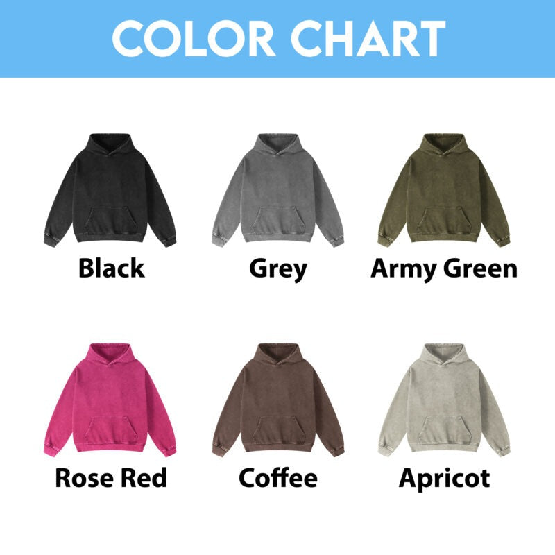 Retro Treaty Oak Revival Western Hoodie – Vintage Washed Pullover, Classic Americana Streetwear