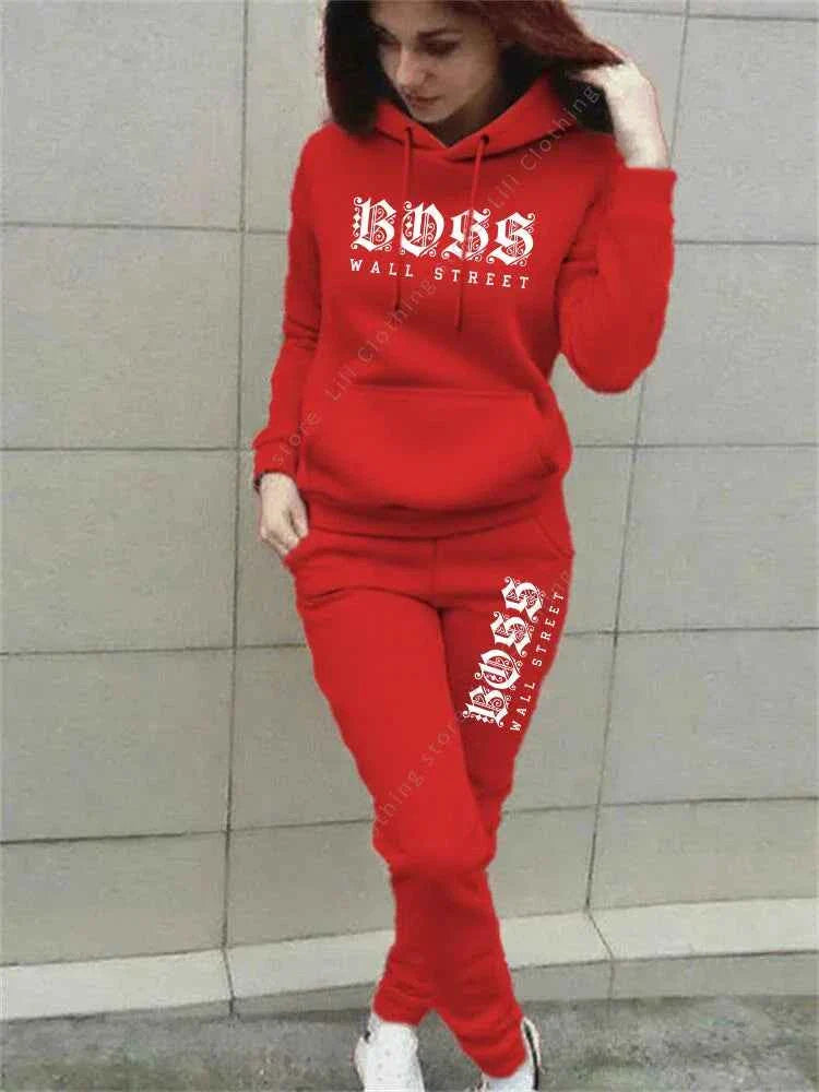 Women's Luxury Hoodie & Sweatpant Tracksuit